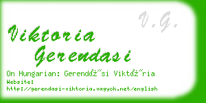 viktoria gerendasi business card